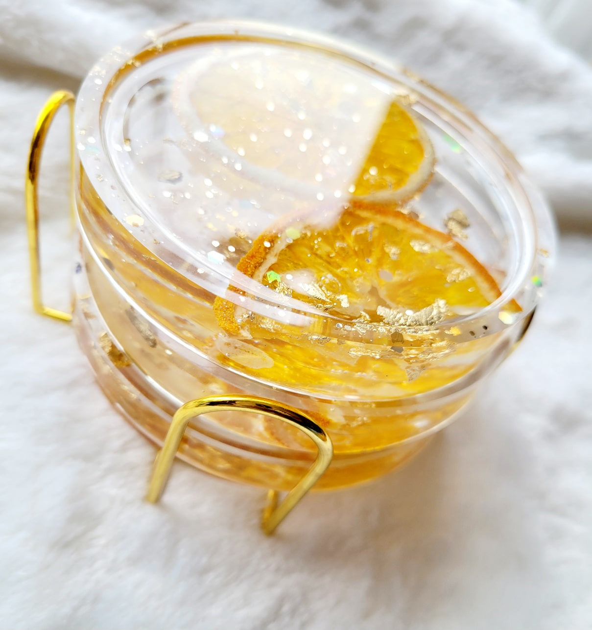 Orange Slice Coasters #2