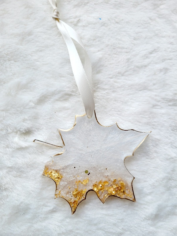 Maple Leaf Ornament- Various Colors