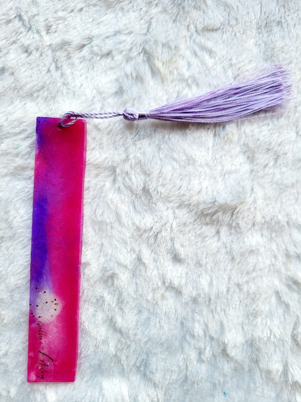 Purple/Pink Bookmark- Tall