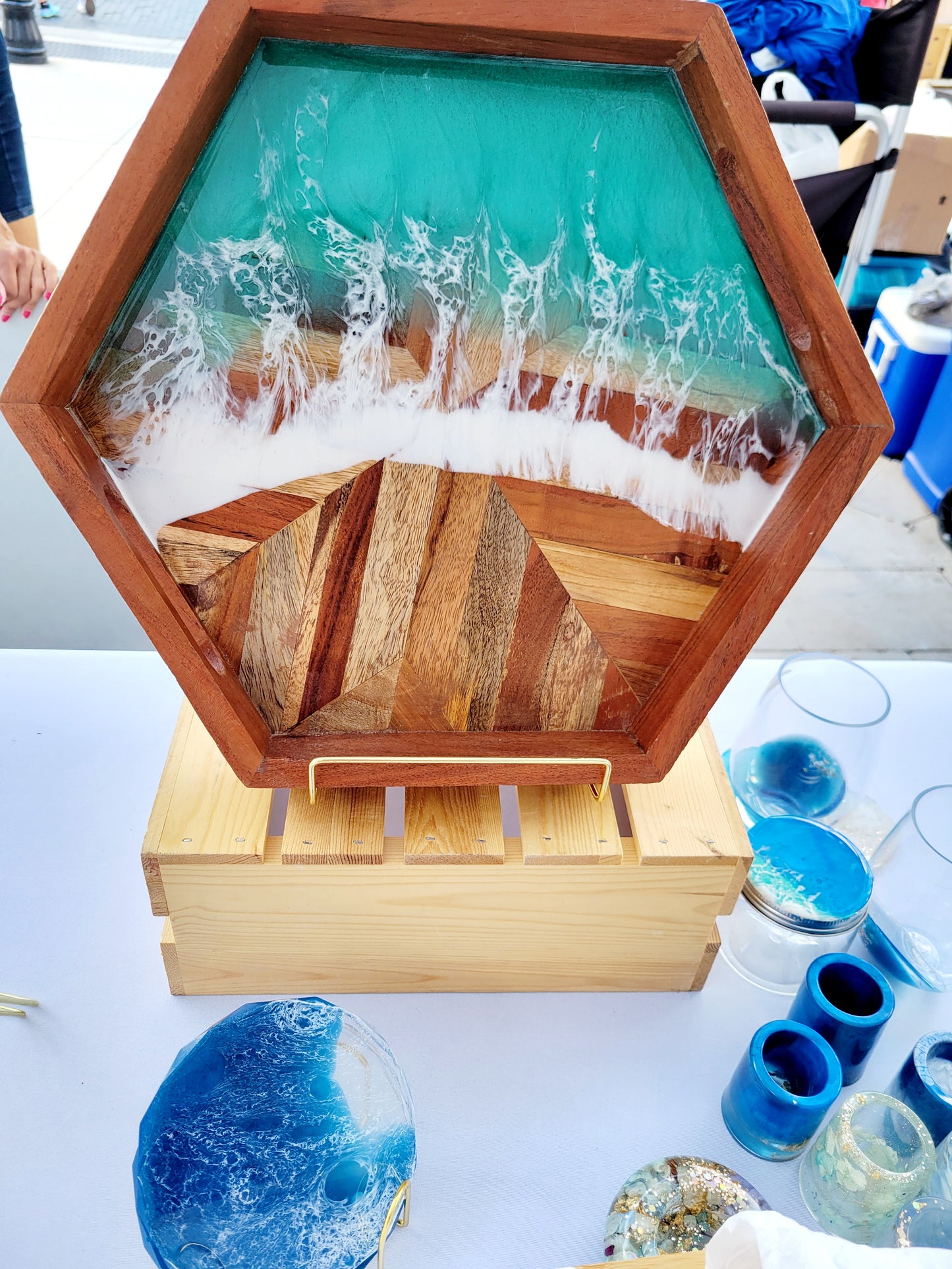 Hexagon Serving Tray