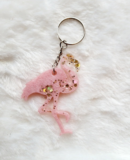 Flamingo-Blue, White, Pink