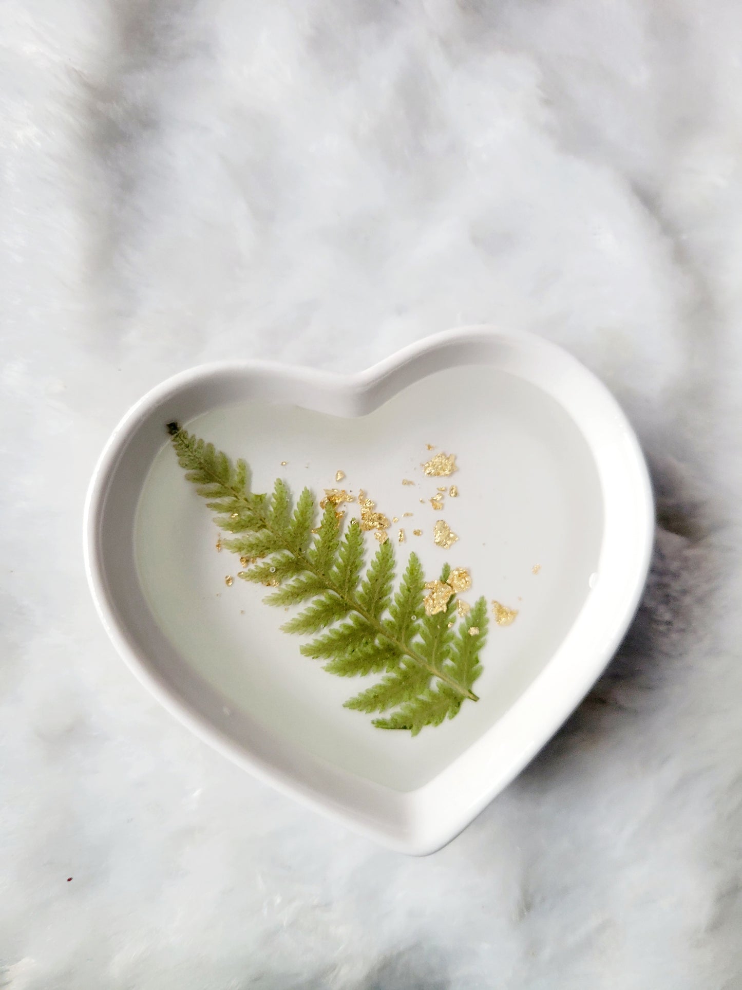 Heart Jewelry Dish-Leafy
