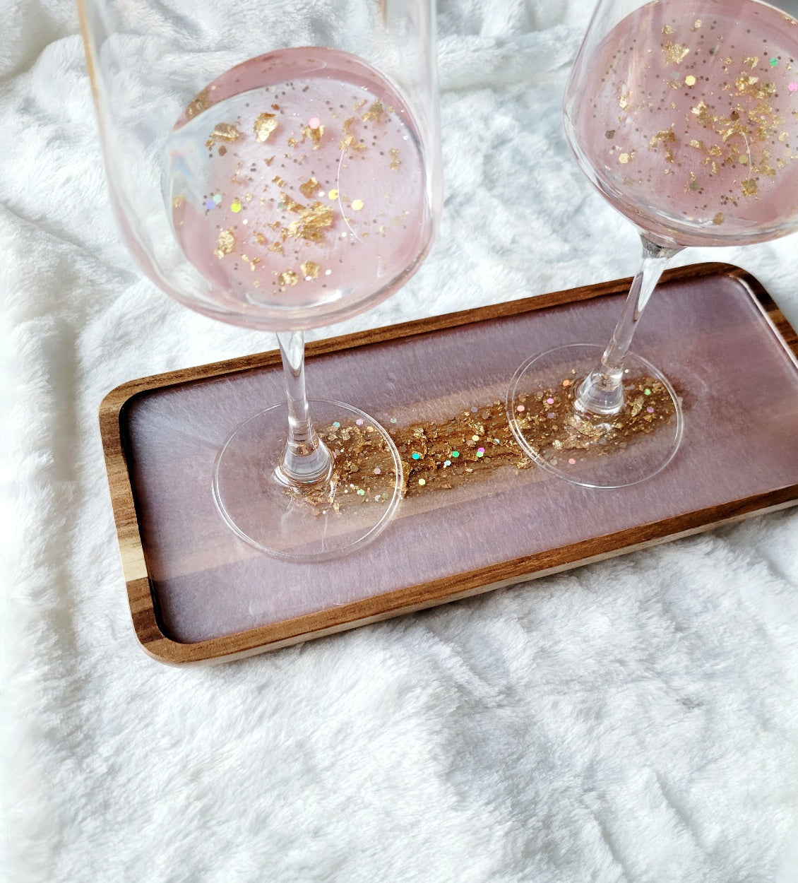 Pink Accent Tray