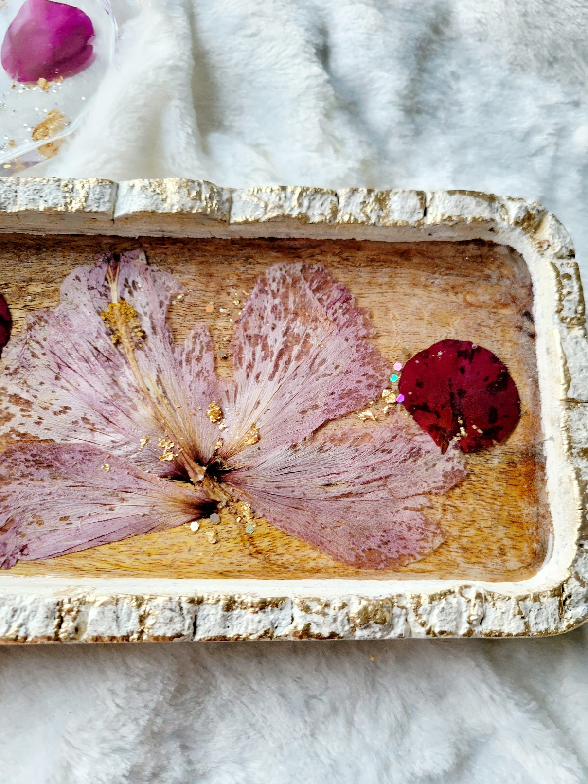 Floral Accent Tray