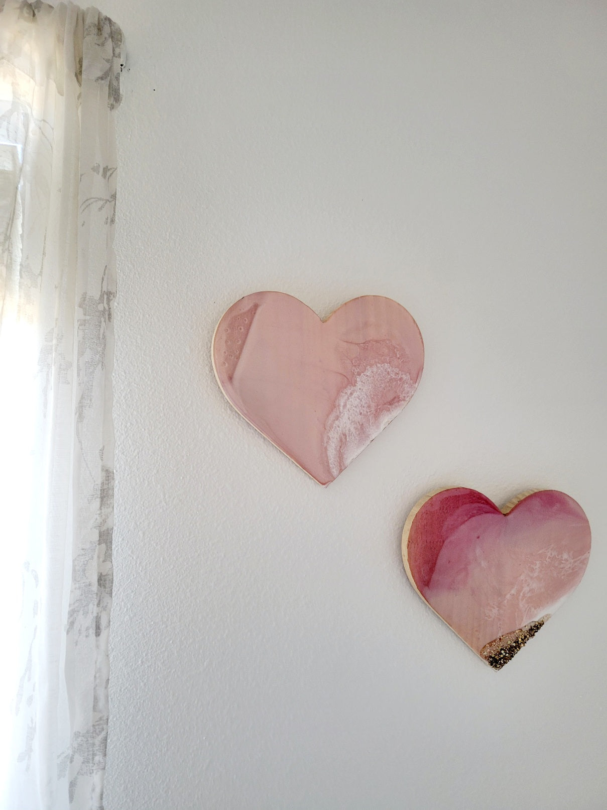 Pink Heart Wall Art