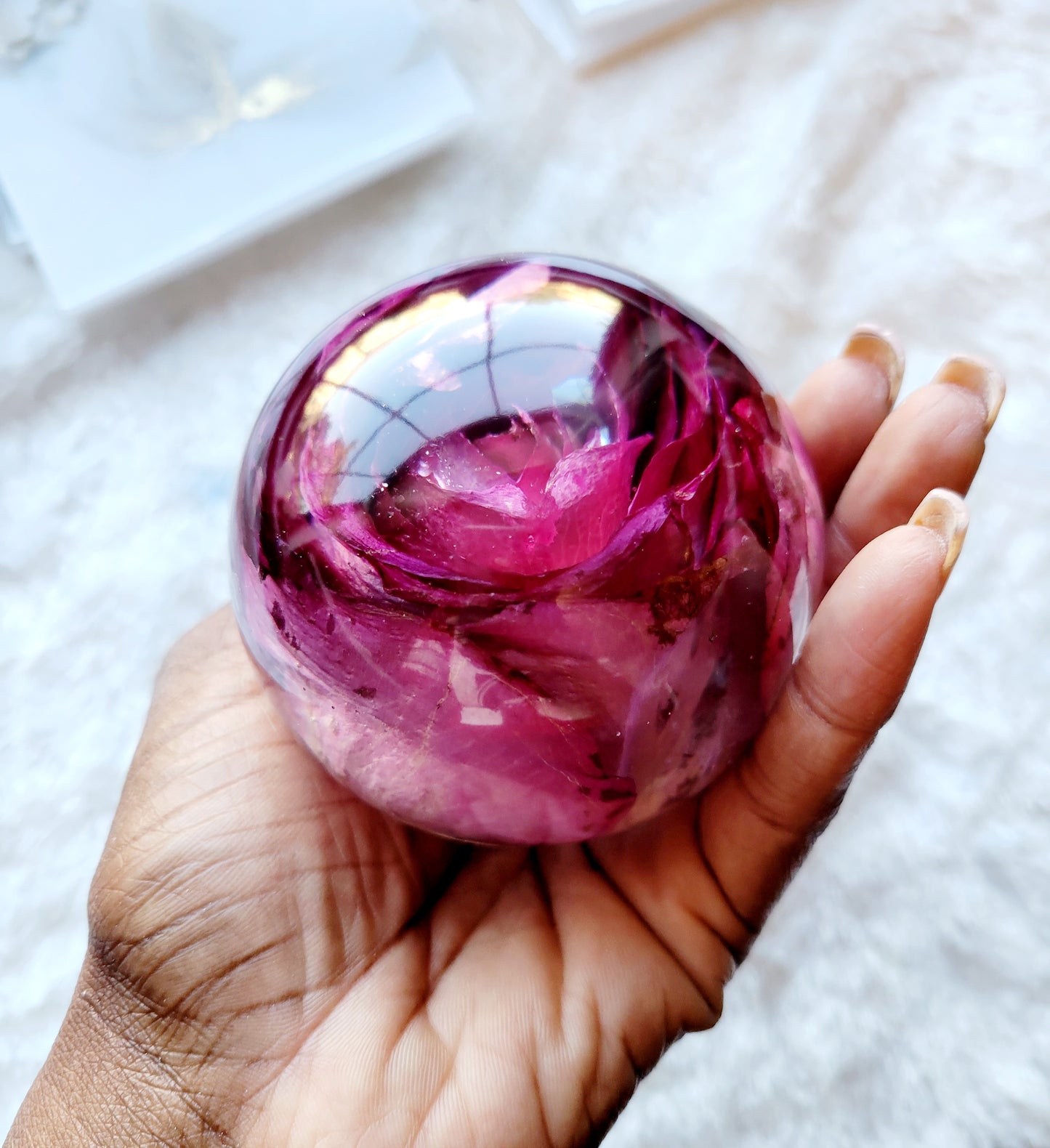 Breanna Rose Preservation-3" Globe