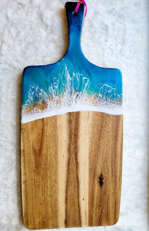 Large Ocean-Inspired Charcuterie Cutting Board