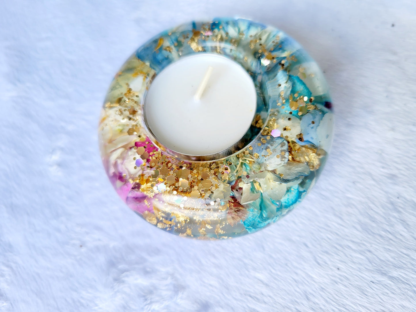 Floral Tealight Candle Holder