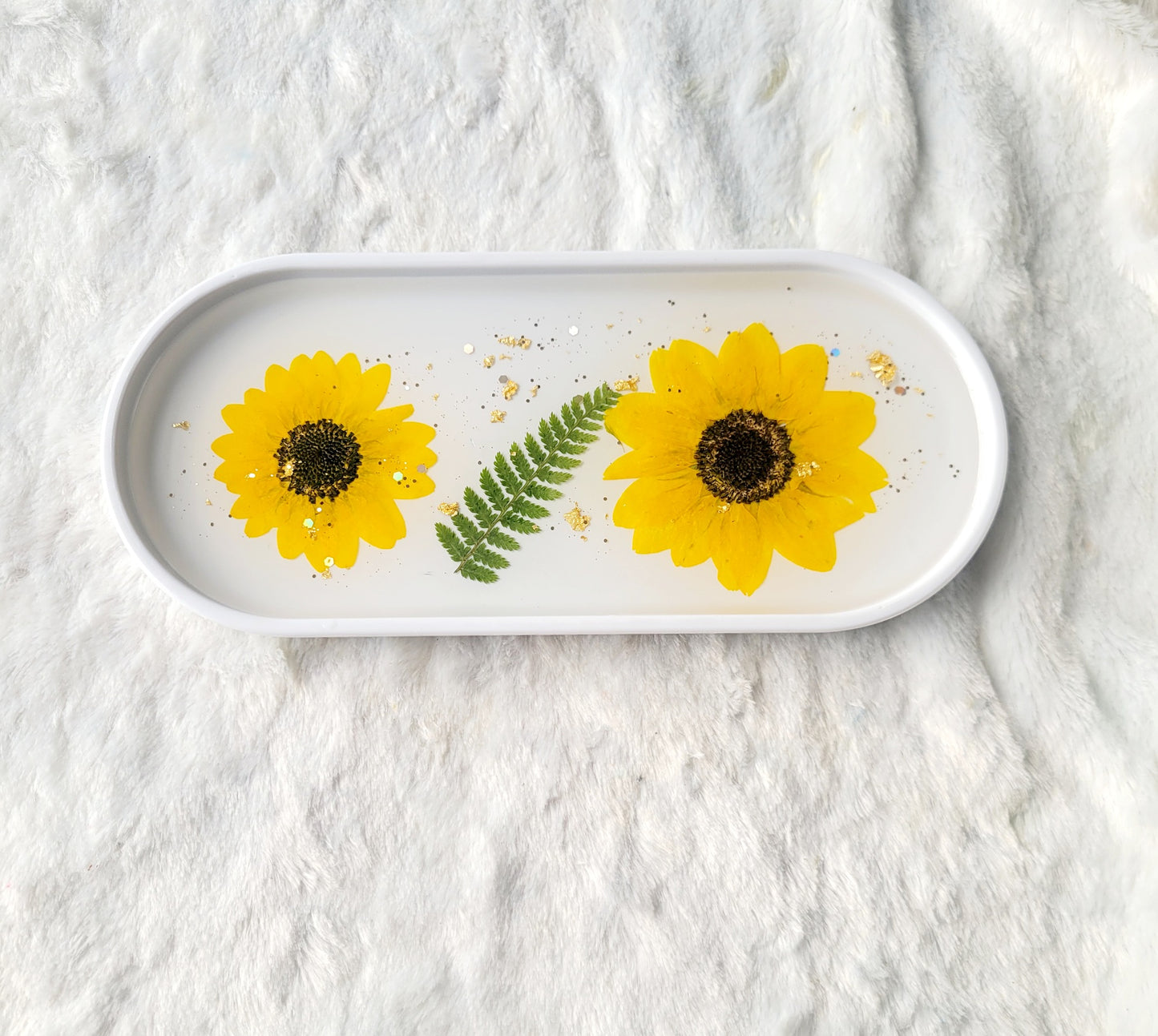 Sunflower Vanity Tray