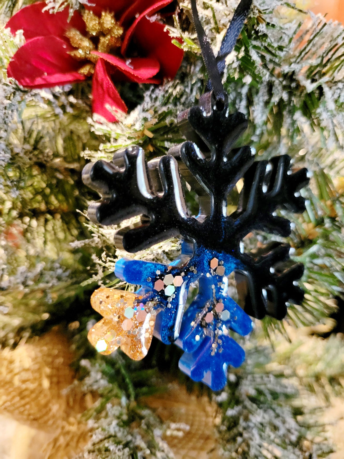 Snowflake Ornament - Various Colors