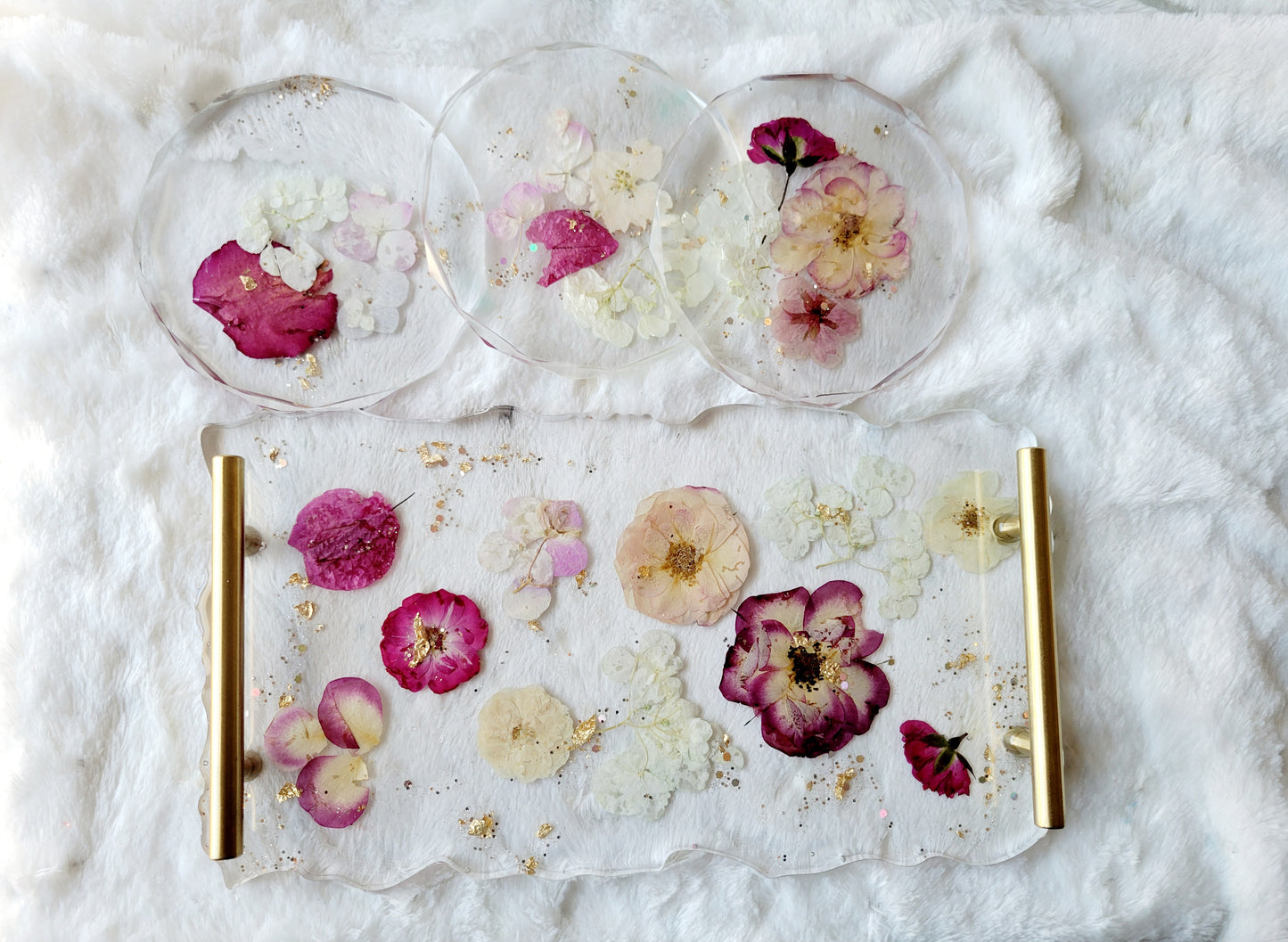 Floral Glam Tray