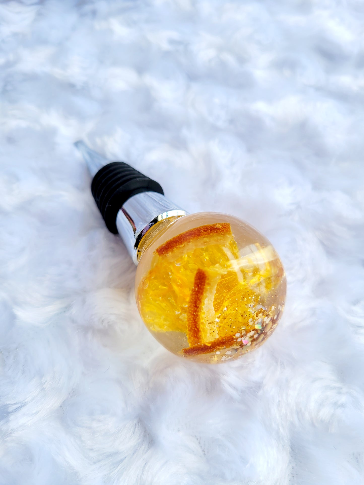 Wine Stopper-Orange Slices