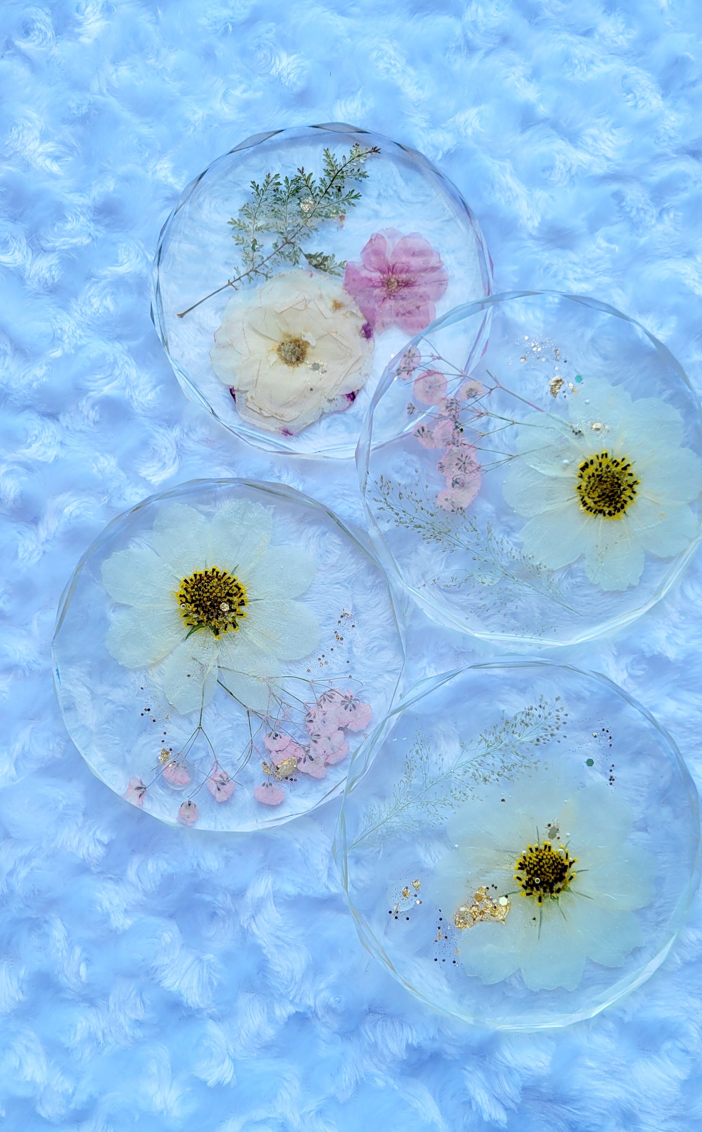 Round Floral Coaster- Mixed Florals
