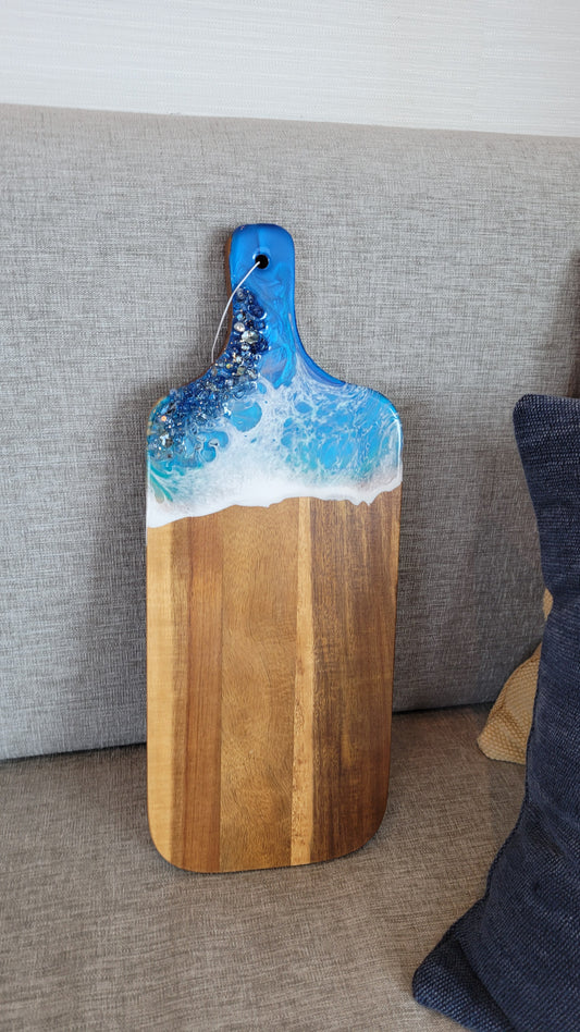 Blue Glam Ocean Cutting Board