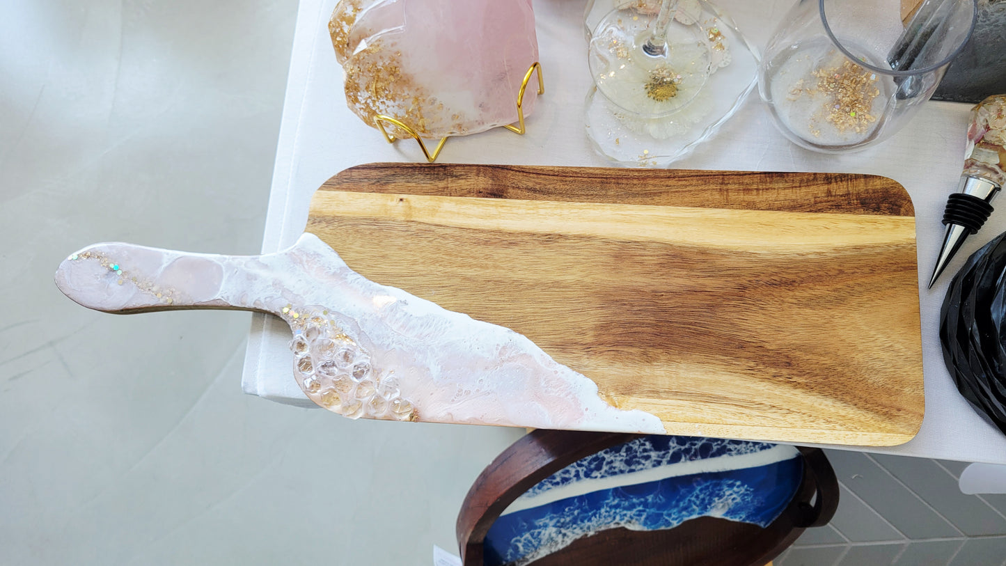 Pink Glam Cutting Board