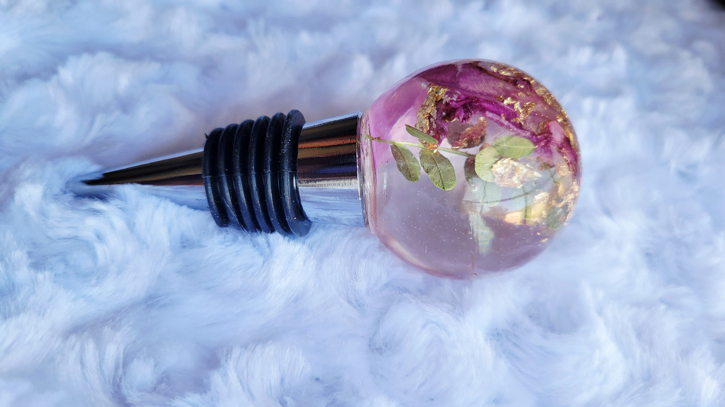 Wine Stopper-Assorted Florals