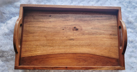 Paige B- Floral Preservation Wood Tray