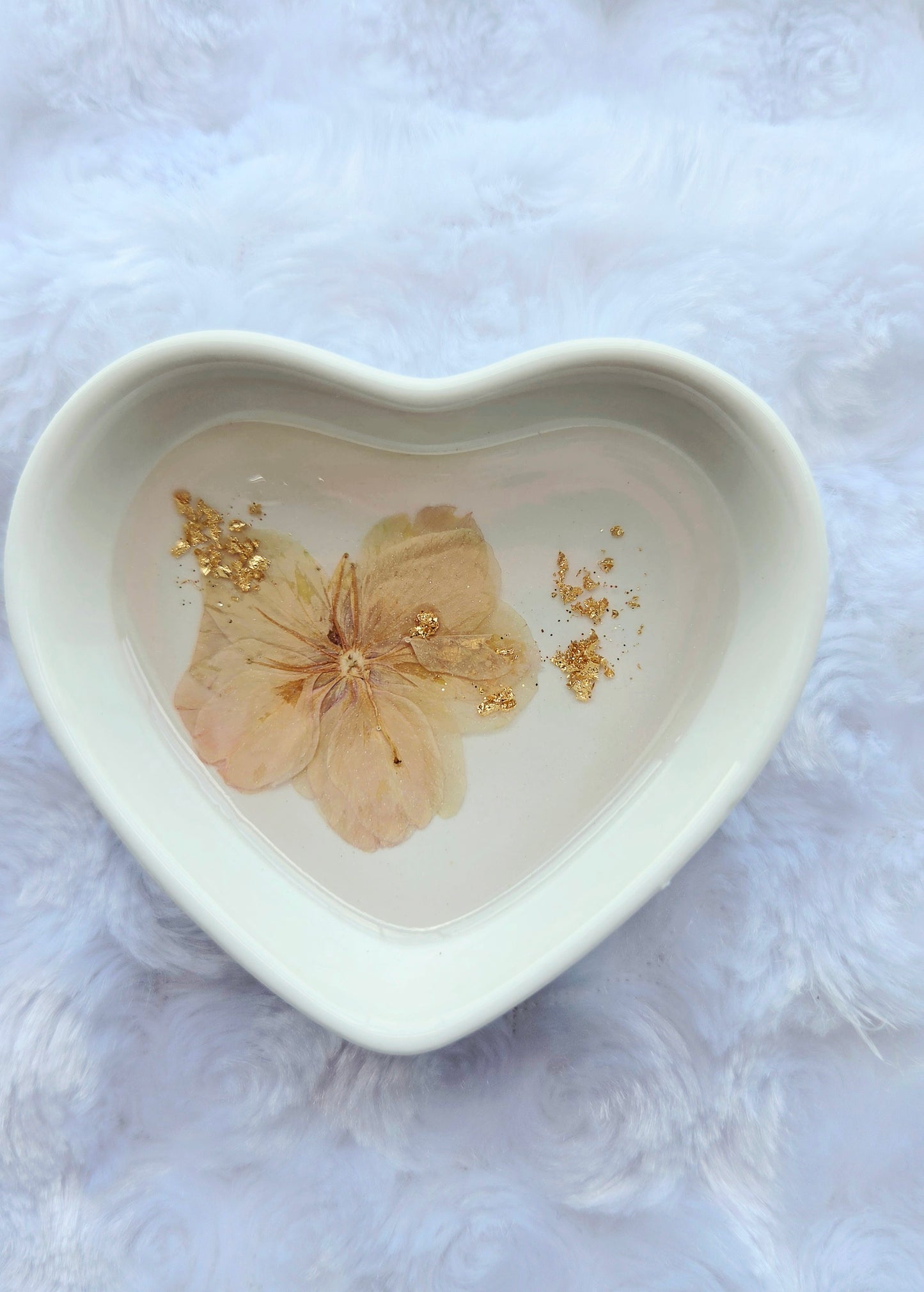 Heart Jewelry Dish-Light Pink