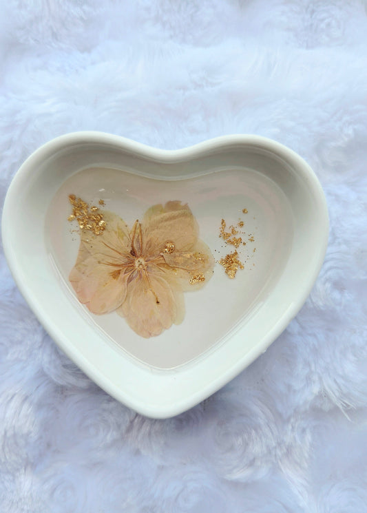 Heart Jewelry Dish-Light Pink