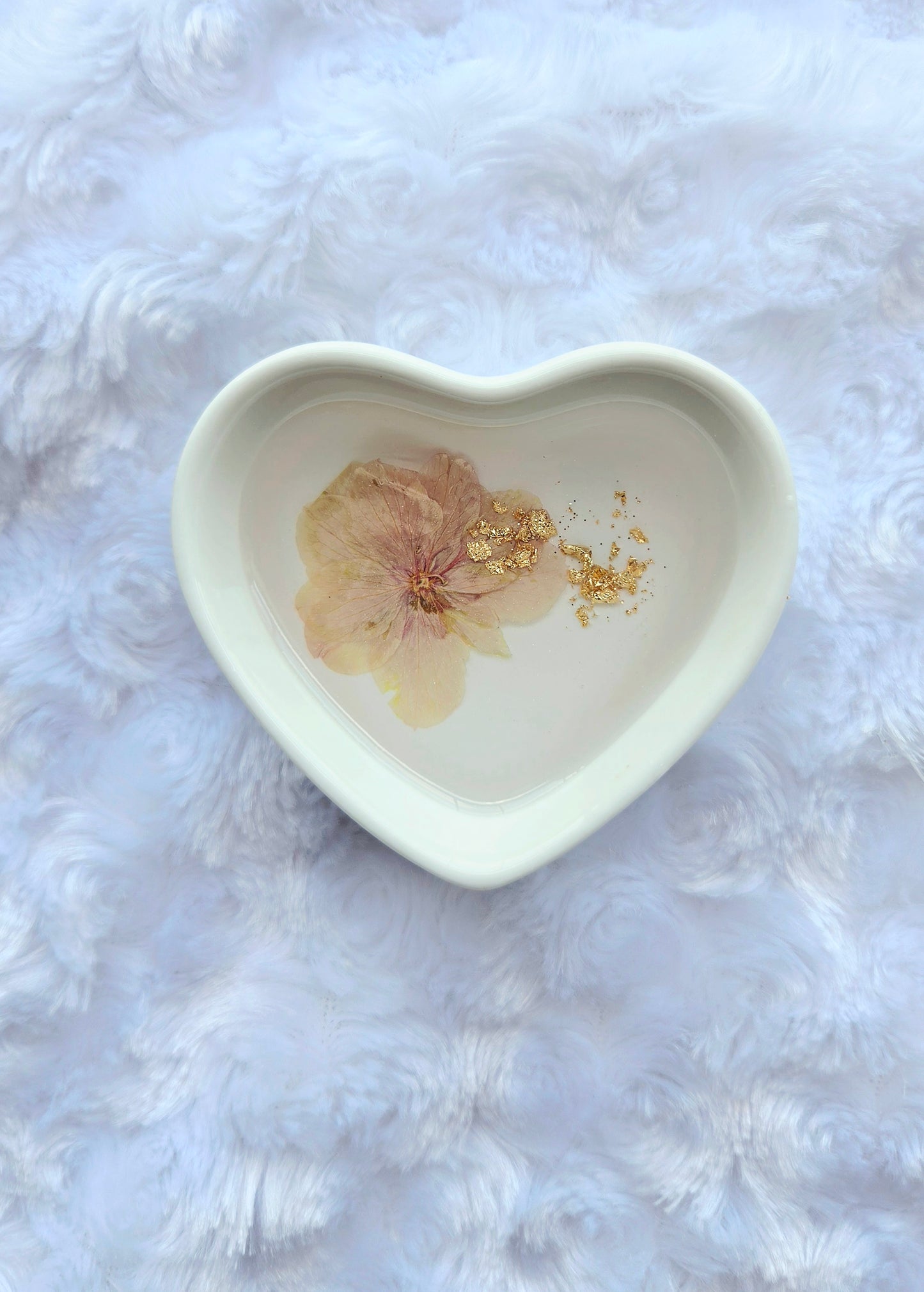 Heart Jewelry Dish-Light Pink