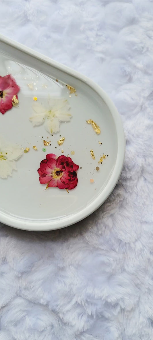 Floral Vanity Tray