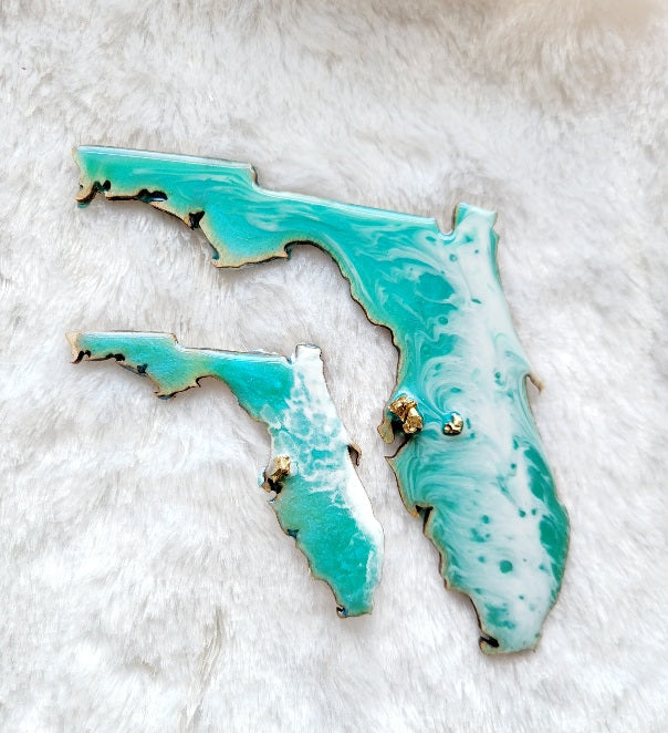 Florida Magnets-Teal, Blue, Pink